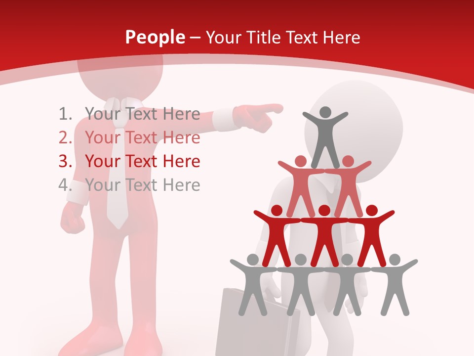 Businesspeople Suit Woman PowerPoint Template