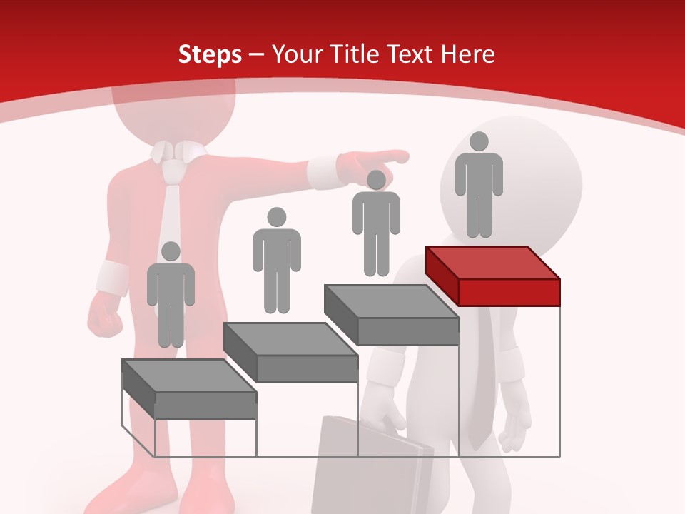 Businesspeople Suit Woman PowerPoint Template