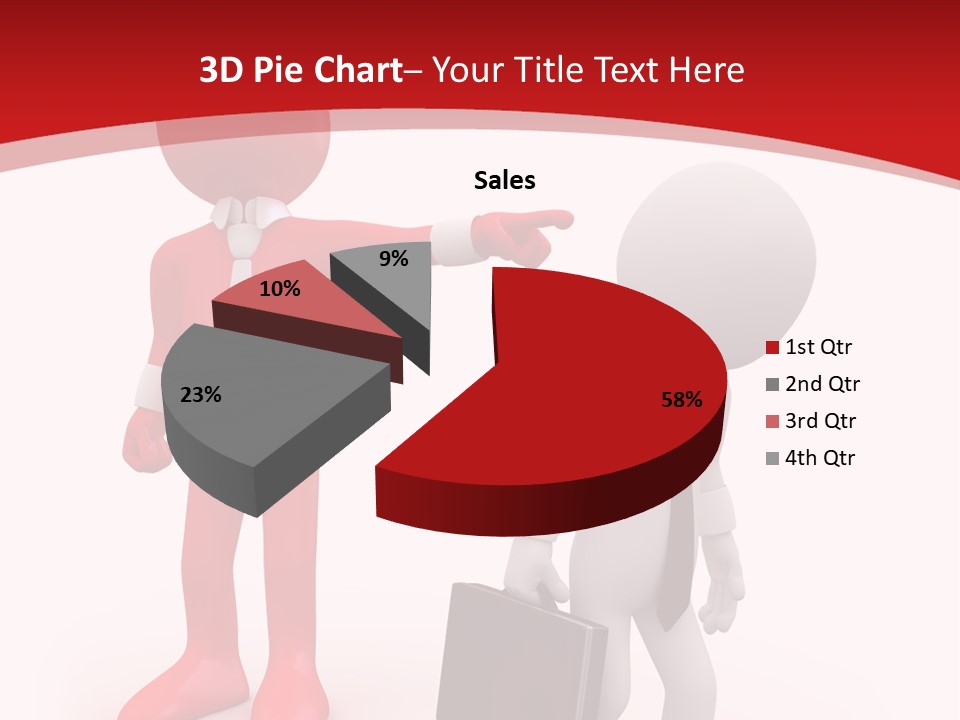 Businesspeople Suit Woman PowerPoint Template