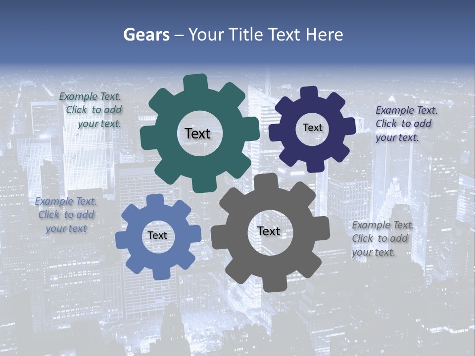 Architecture Skyscraper Antique PowerPoint Template