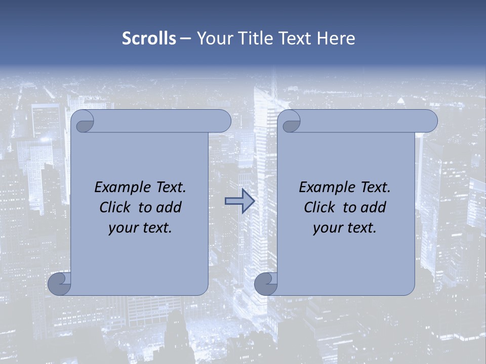 Architecture Skyscraper Antique PowerPoint Template