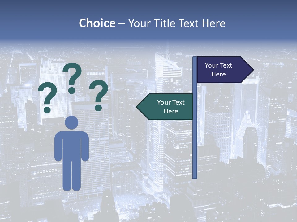 Architecture Skyscraper Antique PowerPoint Template