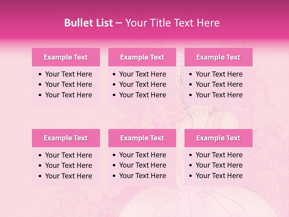 A Woman In A Pink Dress Sitting On A Pink Background PowerPoint Template