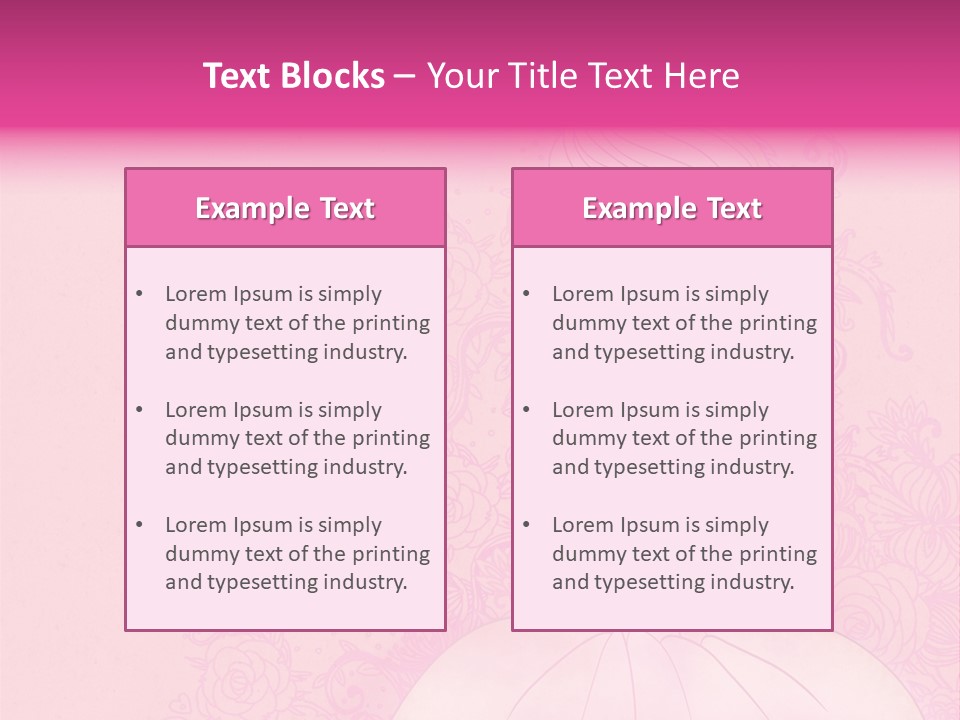 A Woman In A Pink Dress Sitting On A Pink Background PowerPoint Template