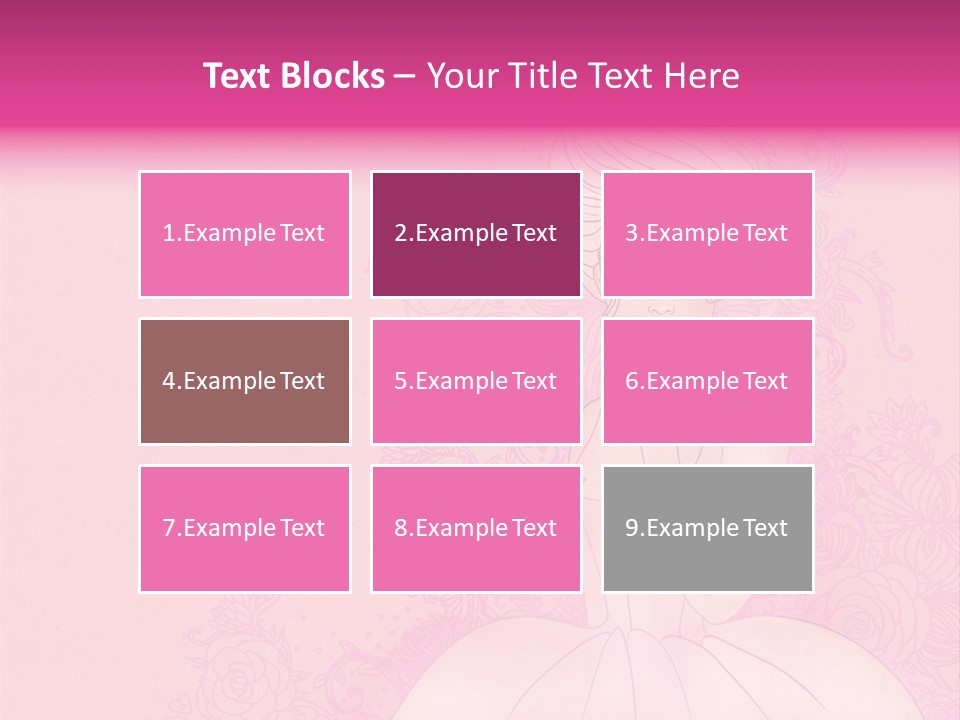 A Woman In A Pink Dress Sitting On A Pink Background PowerPoint Template