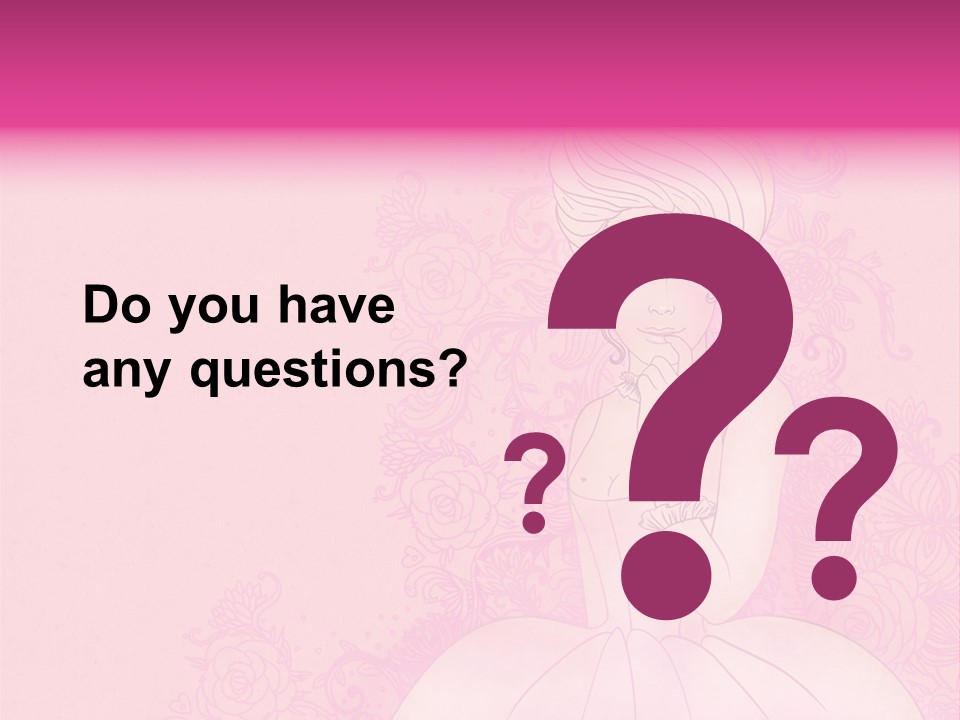 A Woman In A Pink Dress Sitting On A Pink Background PowerPoint Template