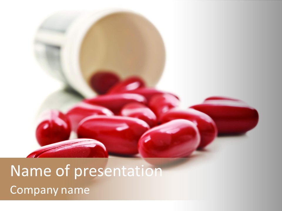 Colorful Cure Pharmacy PowerPoint Template