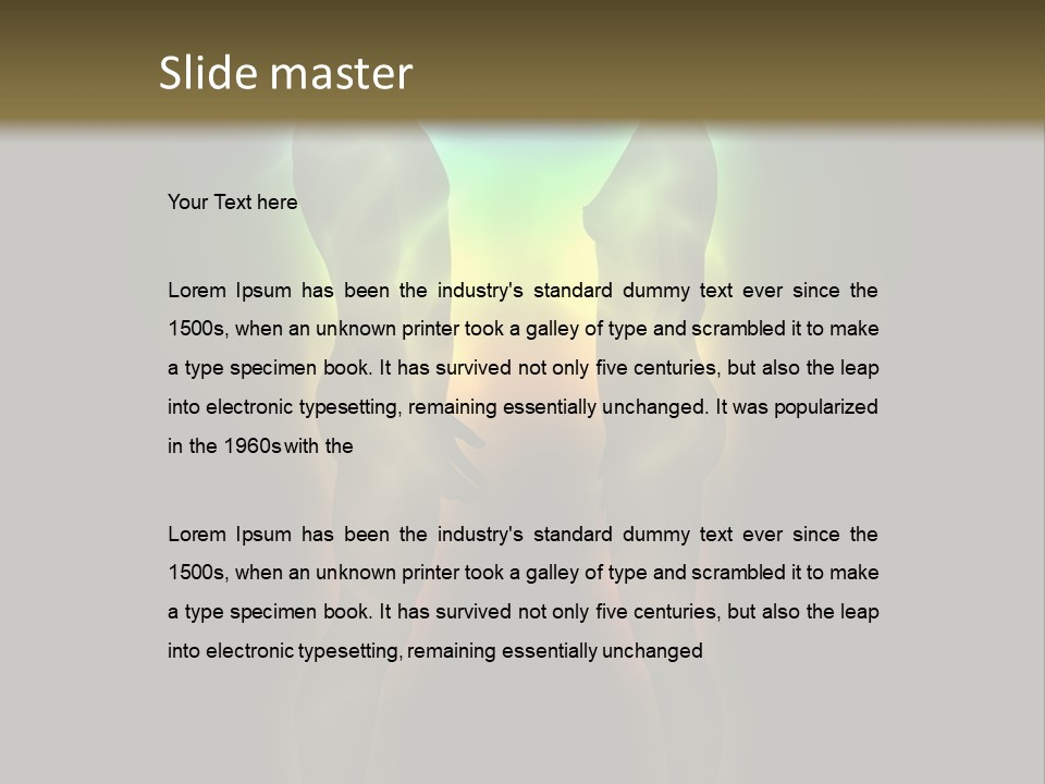 Soul Energy Spirit PowerPoint Template