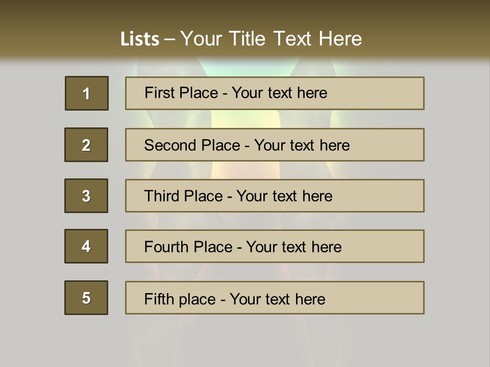 Soul Energy Spirit PowerPoint Template