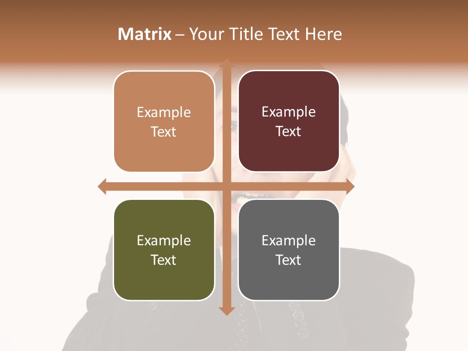 Thirties Emotion Tie PowerPoint Template