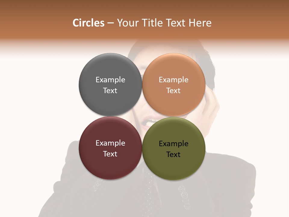 Thirties Emotion Tie PowerPoint Template