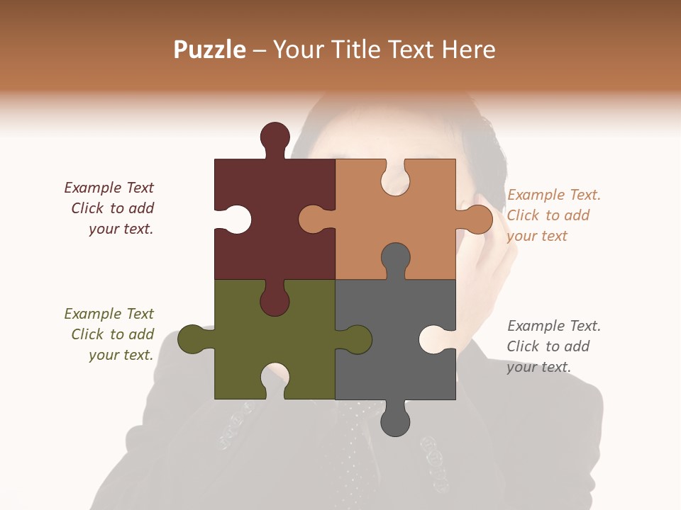 Thirties Emotion Tie PowerPoint Template