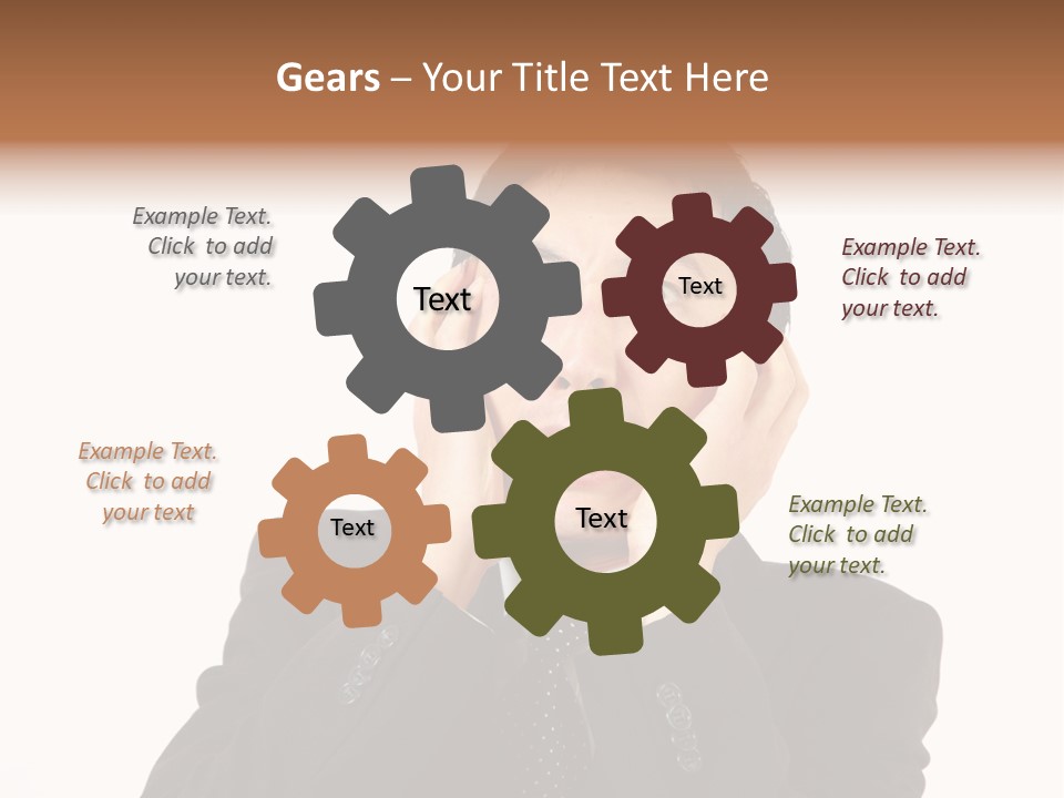 Thirties Emotion Tie PowerPoint Template