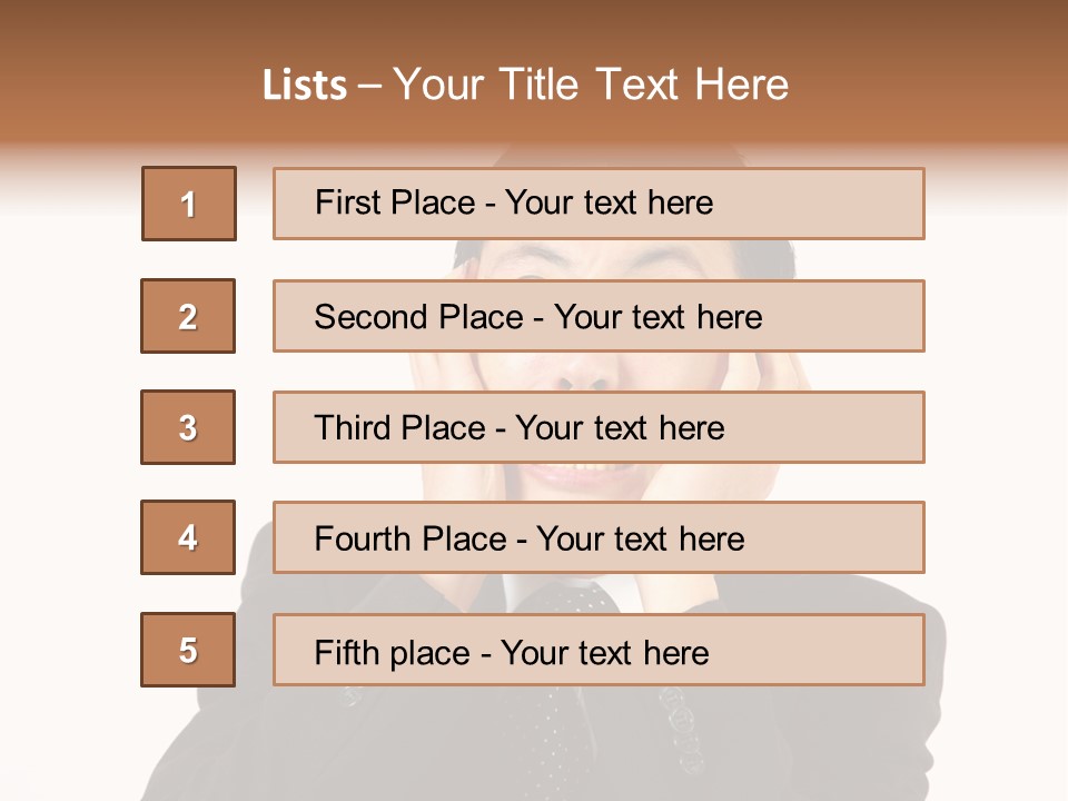 Thirties Emotion Tie PowerPoint Template