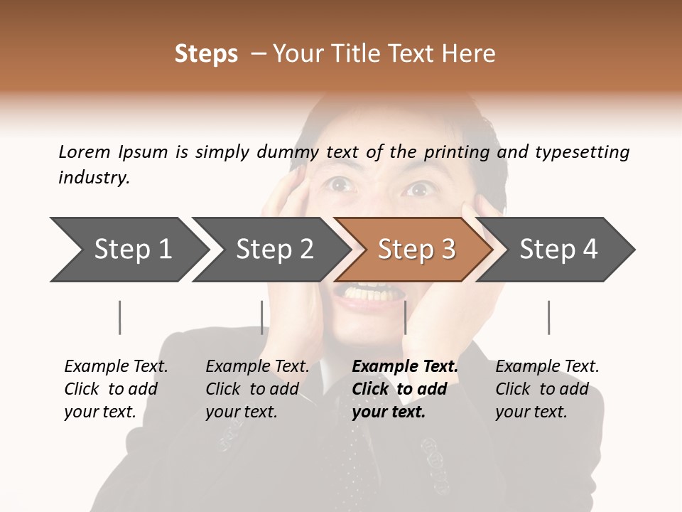 Thirties Emotion Tie PowerPoint Template