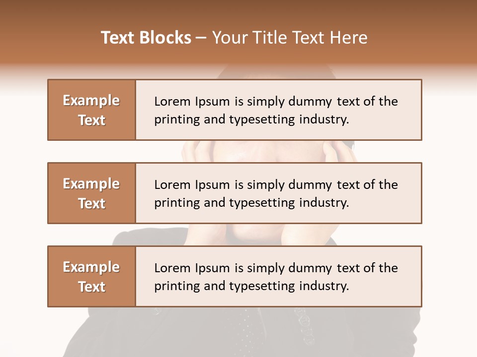 Thirties Emotion Tie PowerPoint Template