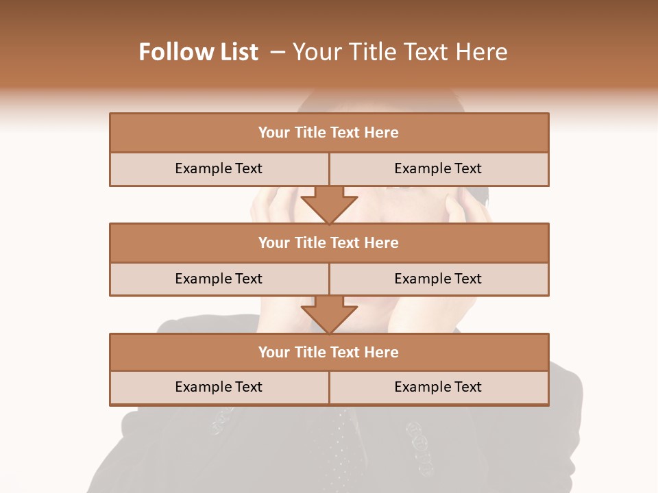 Thirties Emotion Tie PowerPoint Template