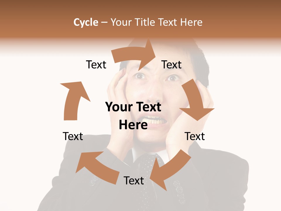 Thirties Emotion Tie PowerPoint Template