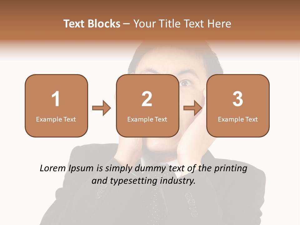 Thirties Emotion Tie PowerPoint Template