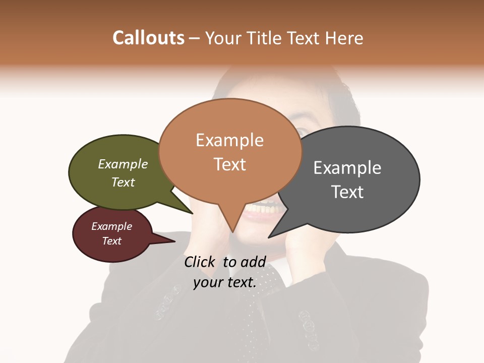 Thirties Emotion Tie PowerPoint Template