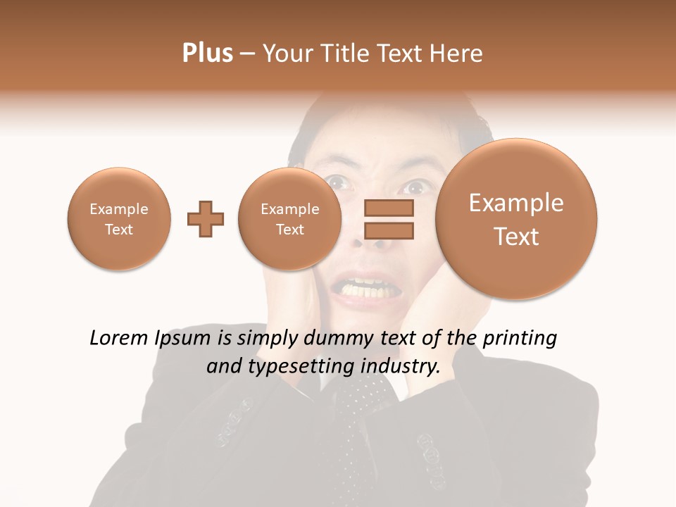 Thirties Emotion Tie PowerPoint Template
