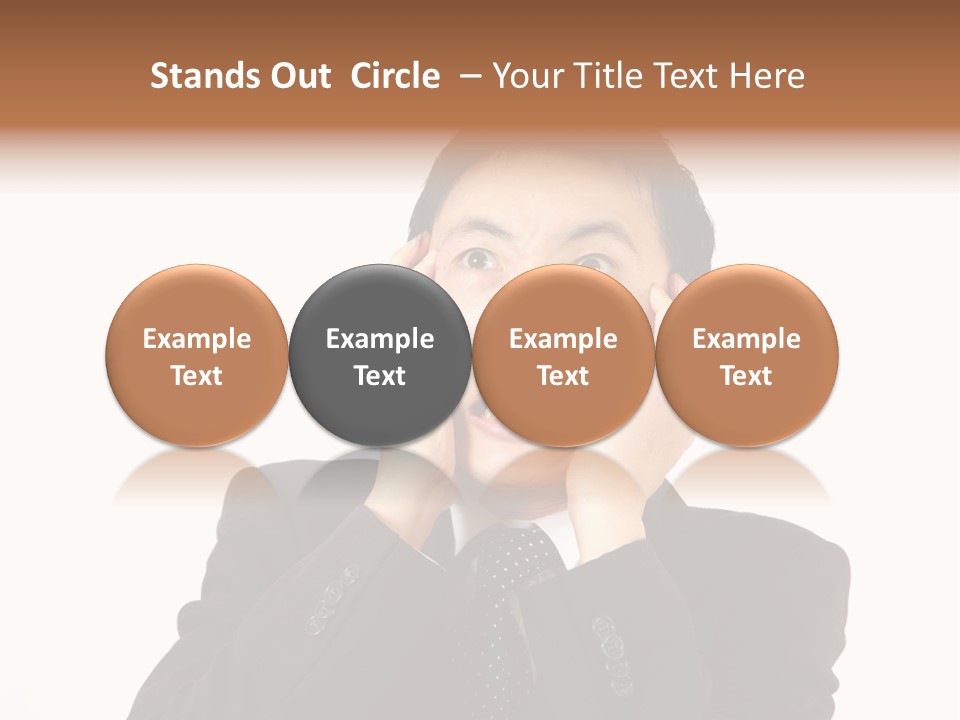 Thirties Emotion Tie PowerPoint Template