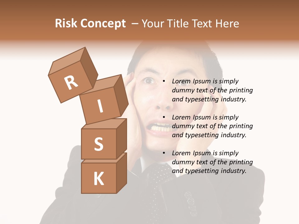 Thirties Emotion Tie PowerPoint Template