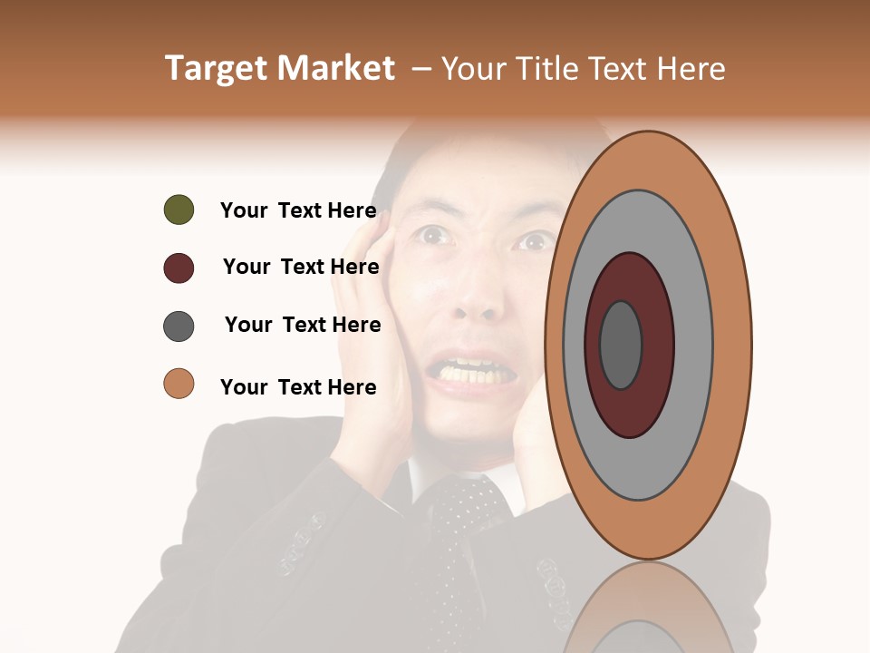 Thirties Emotion Tie PowerPoint Template