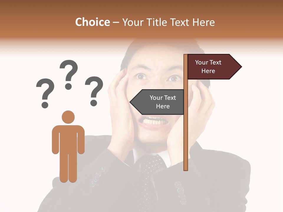 Thirties Emotion Tie PowerPoint Template