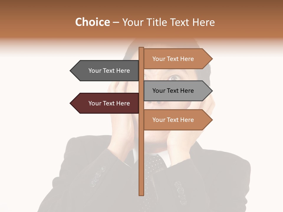 Thirties Emotion Tie PowerPoint Template