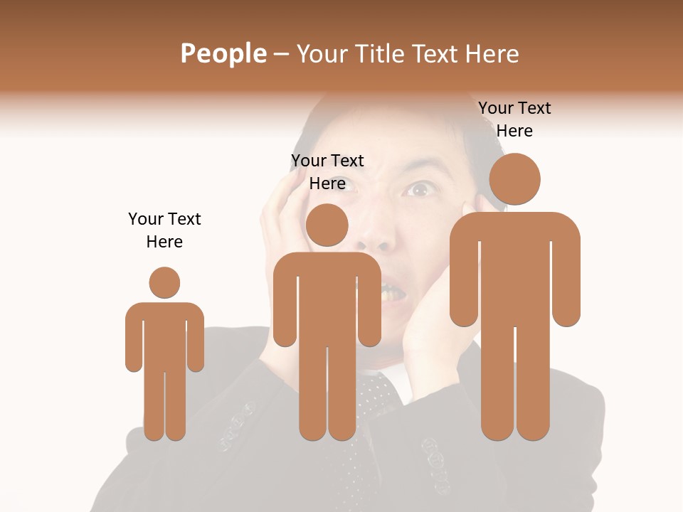 Thirties Emotion Tie PowerPoint Template