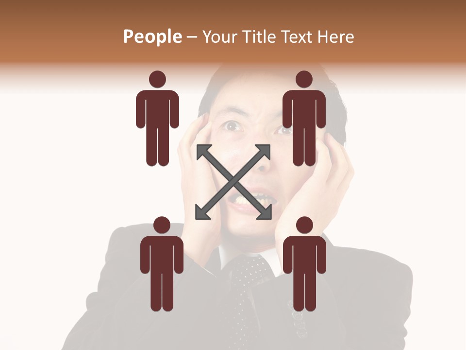 Thirties Emotion Tie PowerPoint Template