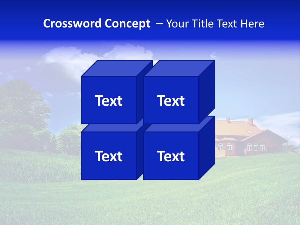 Perspective Field Environment PowerPoint Template