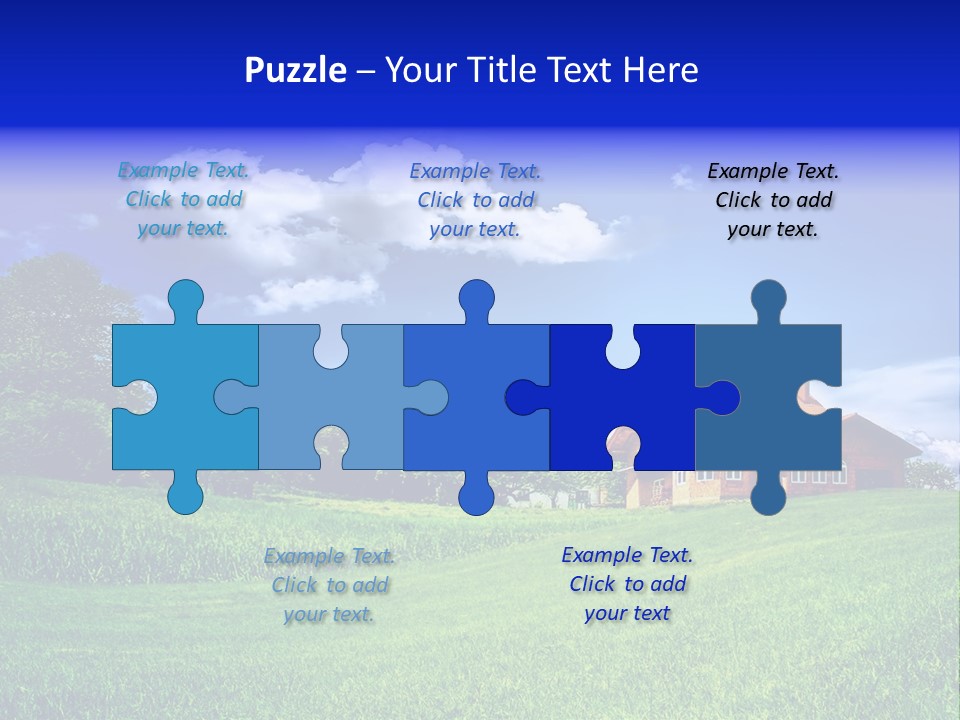Perspective Field Environment PowerPoint Template