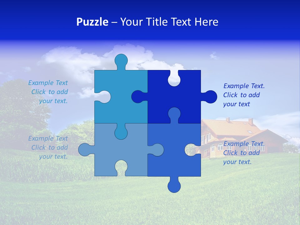 Perspective Field Environment PowerPoint Template
