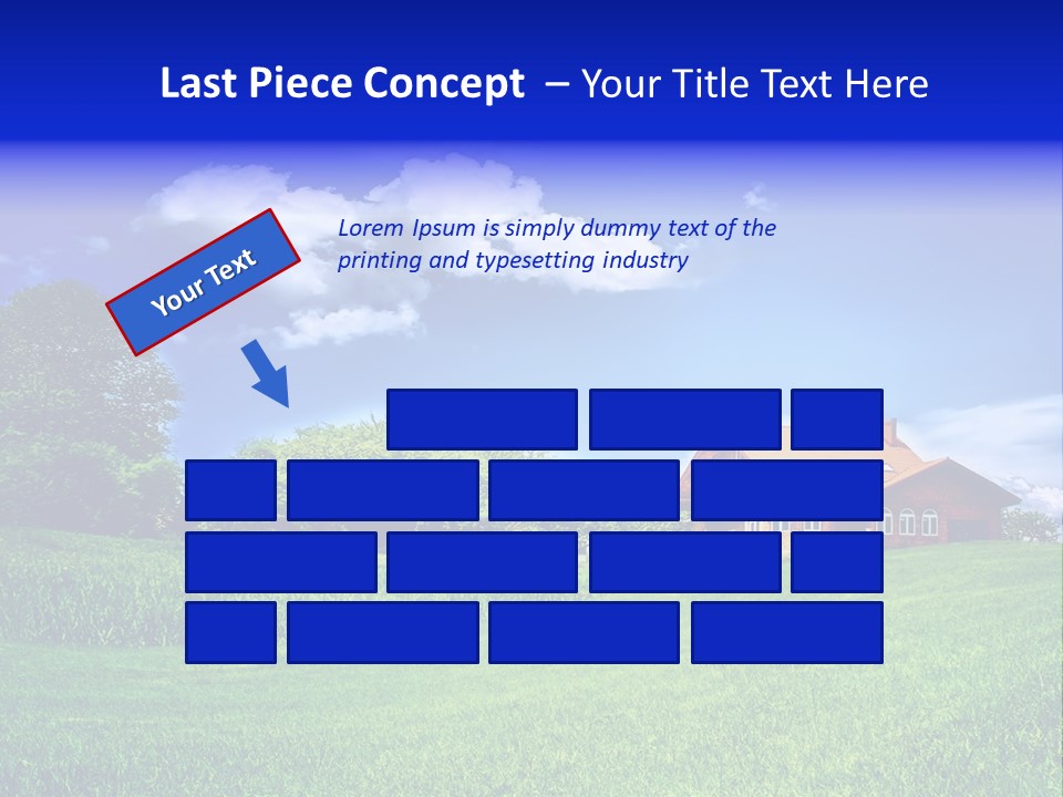 Perspective Field Environment PowerPoint Template