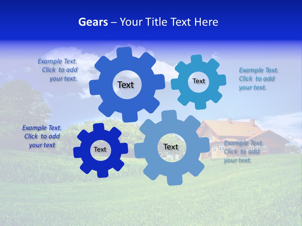 Perspective Field Environment PowerPoint Template