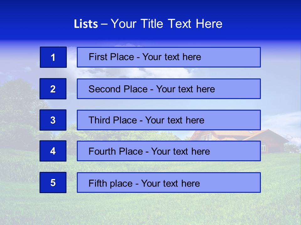 Perspective Field Environment PowerPoint Template