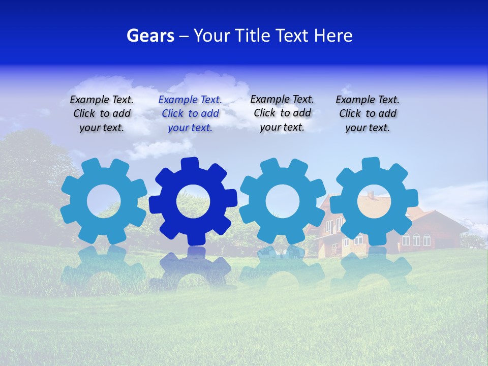 Perspective Field Environment PowerPoint Template