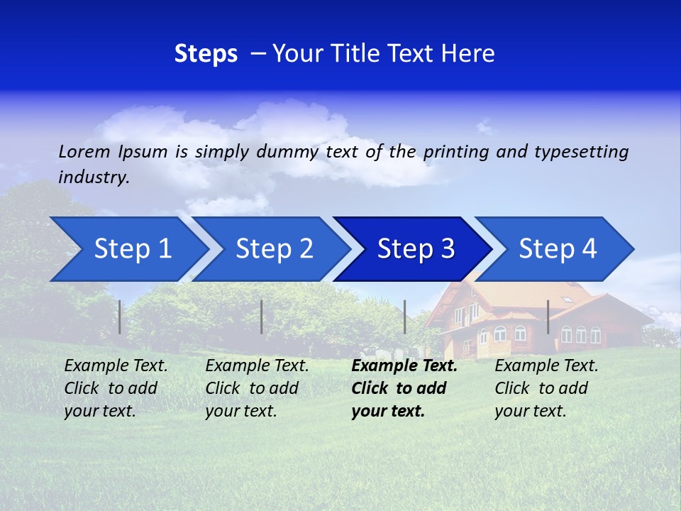 Perspective Field Environment PowerPoint Template