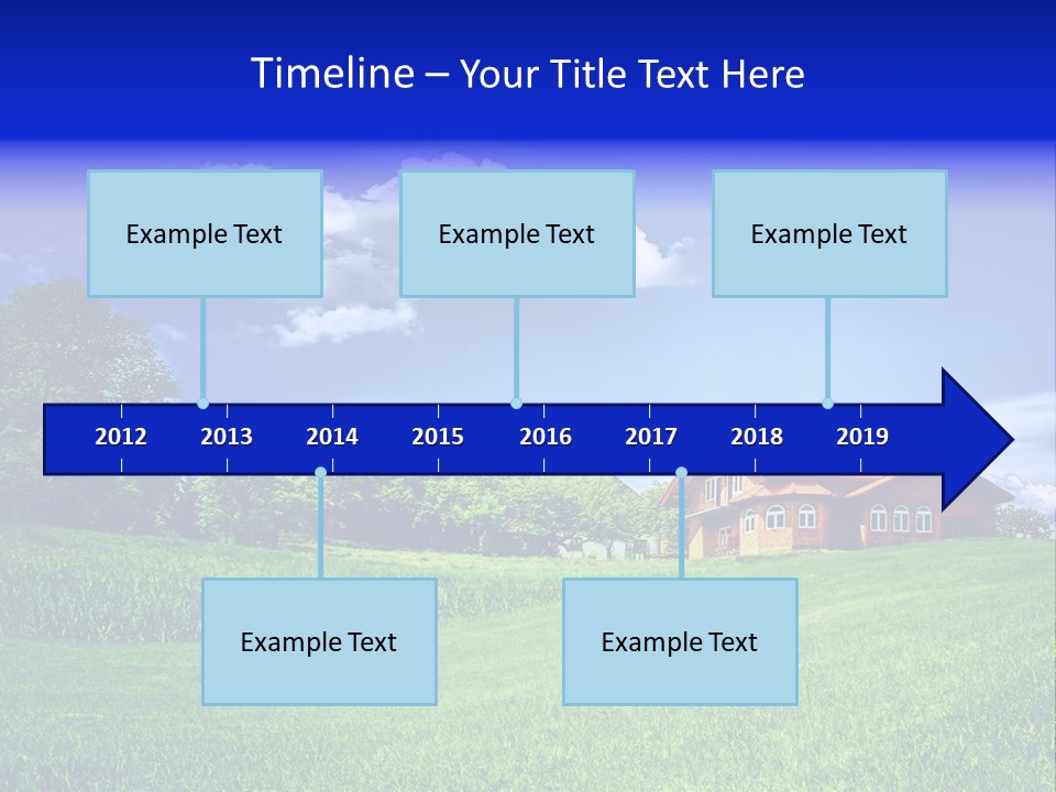 Perspective Field Environment PowerPoint Template