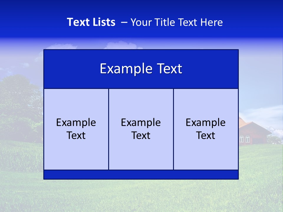 Perspective Field Environment PowerPoint Template