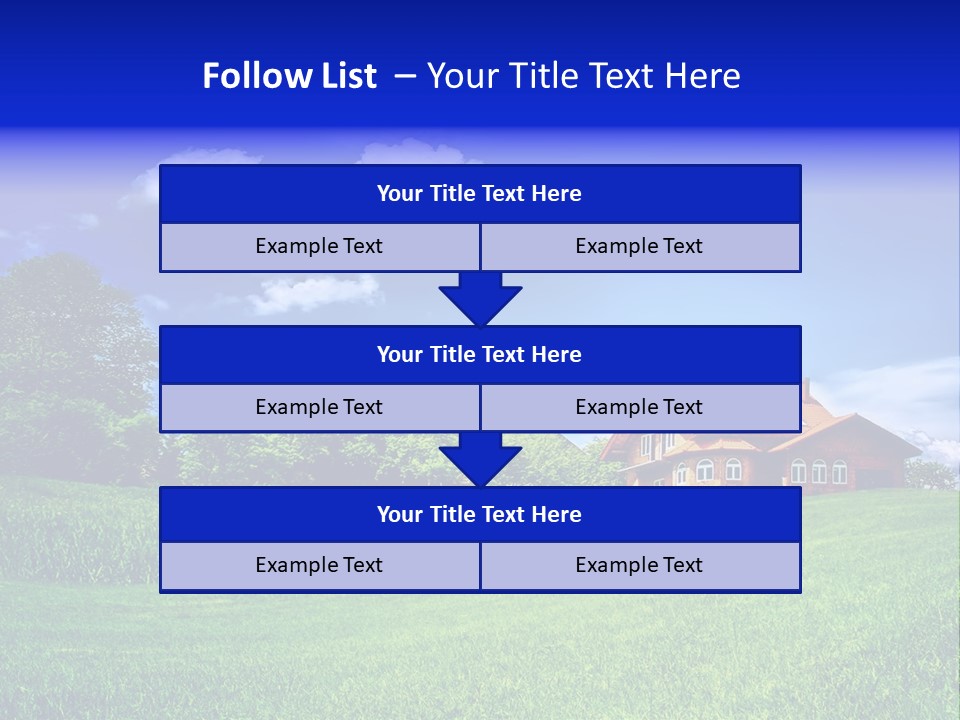 Perspective Field Environment PowerPoint Template