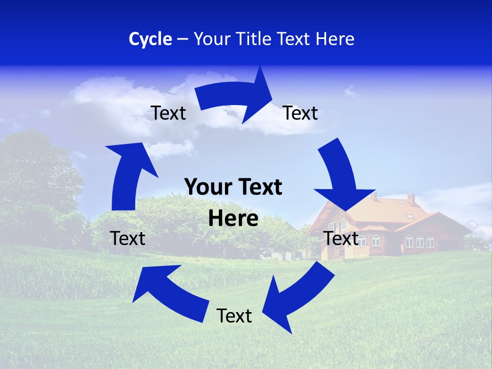 Perspective Field Environment PowerPoint Template