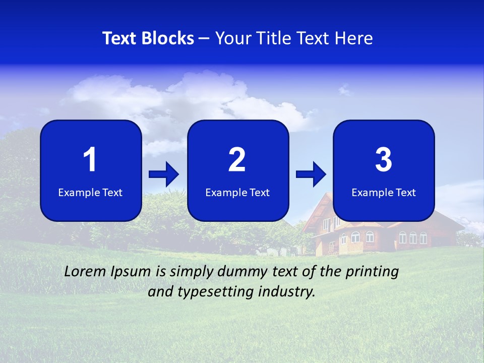 Perspective Field Environment PowerPoint Template