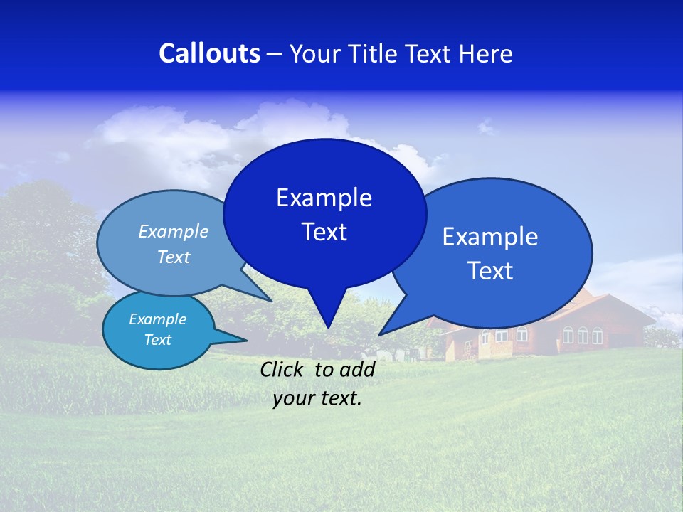 Perspective Field Environment PowerPoint Template