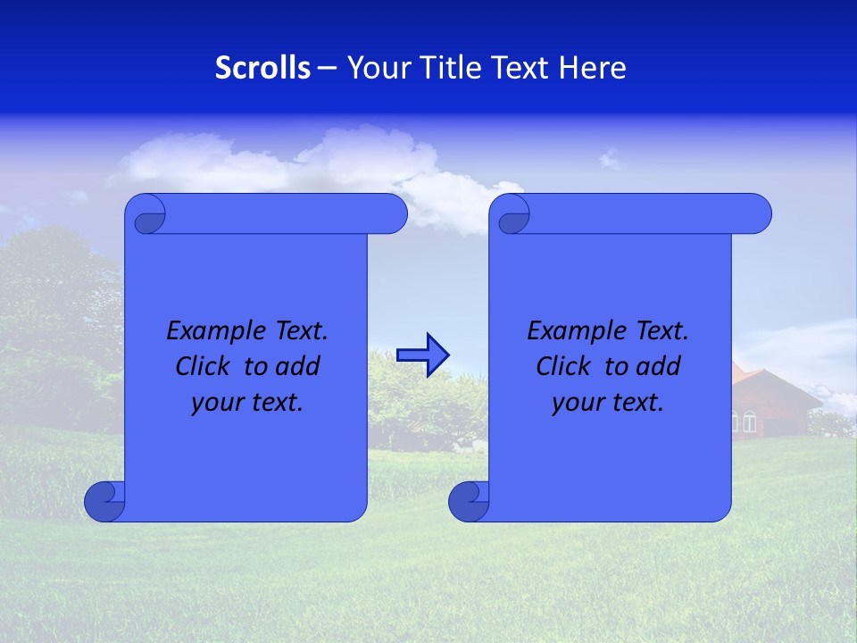 Perspective Field Environment PowerPoint Template