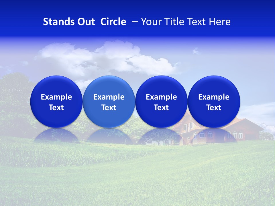 Perspective Field Environment PowerPoint Template