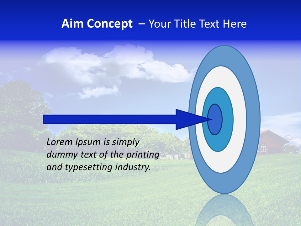 Perspective Field Environment PowerPoint Template