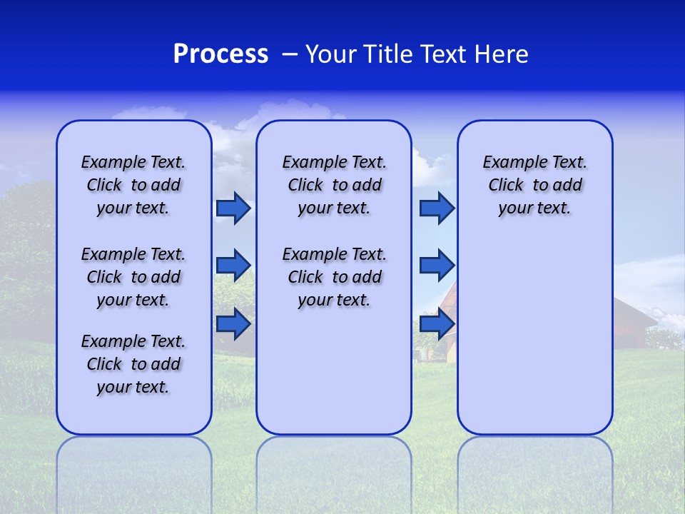Perspective Field Environment PowerPoint Template